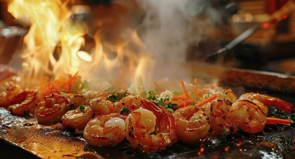 Hibachi Grill & Supreme Buffet dining